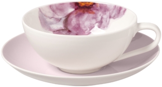 Villeroy & Boch Rose Garden Teetasse mit Untertasse 110 ml Rosa