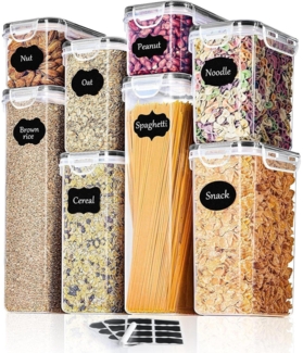 Vorratsdosen mit Deckel Luftdicht Set of 8 BPA-frei 14L Küche Organizer