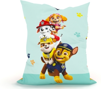 Green Bean® Kinder Sitzsack Paw Patrol 100x135 cm mit 270 Liter hochwertiger EPS Perlen Füllung und waschbarem Motiv Wechsel-Bezug aus 100% Baumwoll