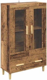 vidaXL Highboard mit Schubladen Altholz 70 x 31 x 115 cm Holzwerkstoff 880851