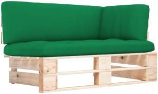 vidaXL Outdoor-Ecksofa Paletten Kiefernholz Imprägniert 3066606