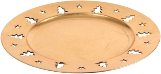 Weihnachtsteller 33cm Plätzchenteller Adventsdeko Nikolausteller Adventsteller wiederverwendbar Mehrweg