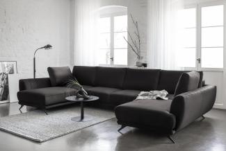 Wohnideebilder Larco Dunkelgrau Ecksofas & Eckcouches CO-LA-05LO