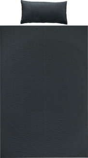 REDBEST Bettwäsche Bettwäsche "Detroit", Polyester, Microfaser-Seersucker Uni