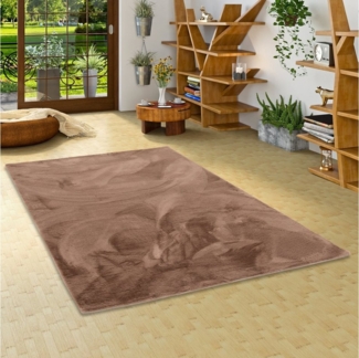Pergamon Fellteppich Fellteppich Luxus Super Soft Plush, Rechteckig, Höhe: 25 mm
