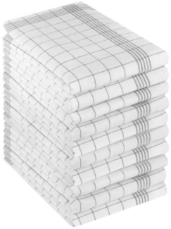 Betz Geschirrtuch 10er Set 50 x 70 cm Halbleinen Geschirrtücher MCT-11 HL, (Set, 10-tlg, 10 Geschirrtücher), Geschirrhandtuch Gläsertuch Jacquard Gläsertücher Küchentuch Handtuch
