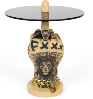 Beistelltisch Mittelfinger FOTHER MUCKER Löwe von BOLD Monkey
