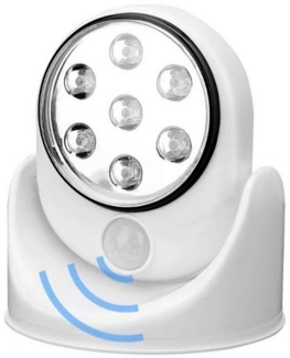 VIVIHEYDAY LED Wandleuchte Spot LED Strahler mit Bewegungsmelder PIR, 360° Rotation LED Strahler, Lampe mit Bewegungsmelder Batteriebetriebe