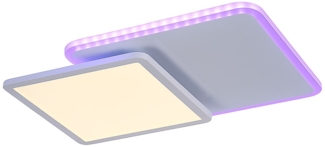 RGB LED Deckenleuchte, Fernbedienung, CCT, dimmbar, L 45,3 cm