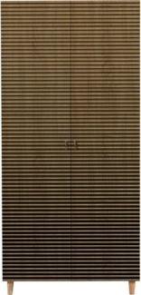 Dmora Schuhschrank Velma, Schuhregal, Mehrzweck-Eingangsgarderobe, Möbel für Schuhe, 105x26 h119 cm, Grau