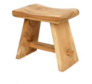 Der Suar Hocker - 50 - Natürlich - 50x30x45cm