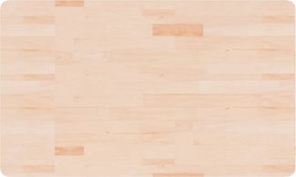 vidaXL Waschtischplatte 100x60x1,5 cm Massivholz Unbehandelt 342927