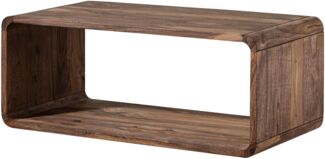 Couchtisch Sheesham 100x50x40 braun geölt LOUNGE COLLECTION #03