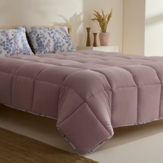 Karaca Bettwäsche Leaf Multicolor Doppelbett Komforter Bettdecken Set 200x200+2 x 50 x 70