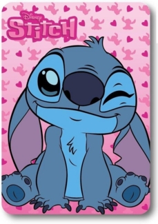 Babydecke Lilo and Stitch Fleecedecke Kuscheldecke 100 x 140 cm, Disney