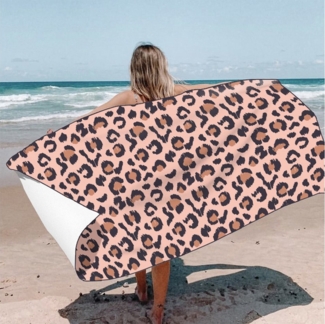 ibettertec Strandtuch Strandtuch Mikrofaser Saunatuch Handtuch Groß 160x80 cm, sandfreie, schnell trocknende leichte Stranddecke