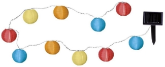 Best Season LED-Solarlichterkette Ball, 10-teilig, cool weiß