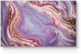 DEQORI Schneidebrett 'Lebhaftes Paisleymuster', Glas, Platte Frühstücksbrett Schneideplatte