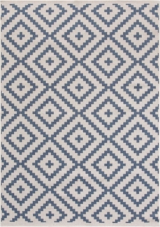 my home Teppich Ronda Wendeteppich, rechteckig, Höhe: 5 mm, Sisal-Optik, Flachgewebe, In- und Outdoor, geometrisches Boho Design