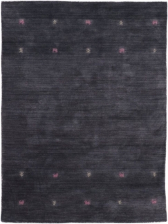 carpetfine Wollteppich Gabbeh Uni, auch als Läufer erhältlich, rechteckig, Höhe: 15 mm, reine Wolle, handgewebt, Gabbeh Loom Tiermotiv, große Farbauswahl