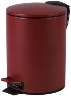 Urban Living Kosmetikeimer 3 Liter Tretmülleimer Abfalleimer Mülleimer Tretpedal Absenkautomatik, Hygienische Pedalbedienung, herausnehmbarer Eimer mit Henkel