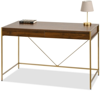 Compleo Schreibtisch mit 2 Schubladen, Breite: 123 cm, Modern design