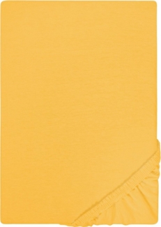 Castell Jersey-Stretch-Spannbetttuch, Honig, 1x 180x200 cm - 200x200 cm, 180x200 cm
