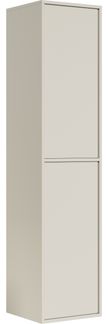 Badezimmerschrank Mali 38 x 33 x 160 cm - Cashmere - Hängender Seitenschrank mit 2 Türen