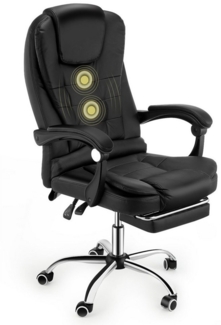 LETGOSPT Bürostuhl Massage Bürostuhl Chefsessel Gamer, Ergonomischer Gaming Stuhl Stuhl, Einstellbare Armlehne Einteiliger Stahlrahmen,Gepolstert Drehsessel