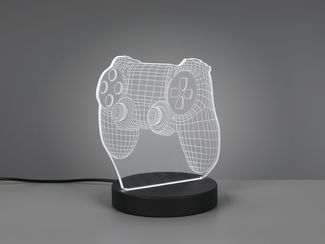 LED Designer Tischlampe JOY klein mit RGB Farbwechsel, Höhe 17cm