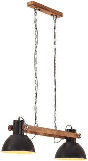 vidaXL Hängelampe Industriestil 25 W Schwarz 109 cm E27 320527