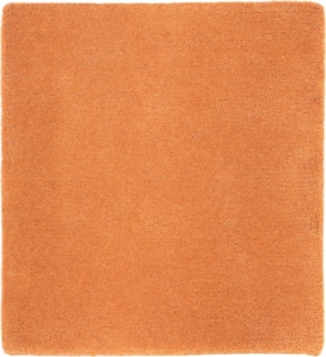 Morgenland Nepal Teppich quadratisch - 49 x 44 cm - orange