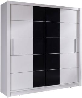 Schiebetürenschrank Bari Kleiderschrank 2050x62x215cm 2-türig