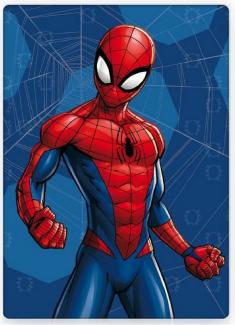 Wohndecke Spiderman Fleecedecke Schmusedecke Kuscheldecke 100 x 140 cm, BrandMac