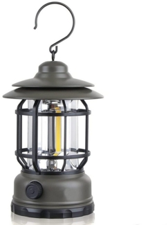 autolock LED Gartenleuchte LED Campinglampe mit Haken Campinglaterne, Stufenlose Dimmbar USB Aufladbar Campingleuchte für Camping