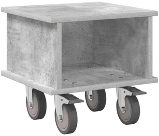 vidaXL TV-Ständer Beton Grau 37 x 35 x 35 cm Holzwerkstoff 891051