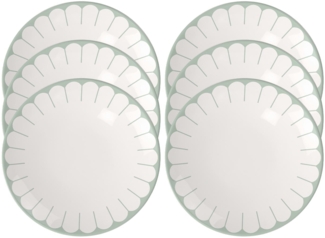 Villeroy & Boch Fleur Vert Frühstücksteller ø 21,2 cm 6er Set