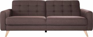 exxpo - sofa fashion 3-Sitzer Nappa, Schlafsofa, bequem, zeitloses Design, L-Form, tolle Detailverarbeitung, mit Bettfunktion und Bettkasten