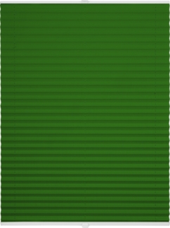 ondeco Plissee ohne Bohren mit Klemmträger, Sonnenschutz für Fenster innen, blickdicht, Faltrollo, Grün, 95x130 cm