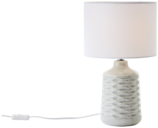 Brilliant AG Leuchten 94569-22 Ilysa Tischleuchte 42cm grau weiß