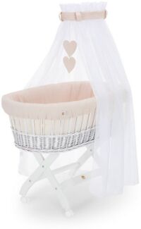 FabiMax Stubenwagen weiß lackiert, Komplettset