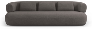 Micadoni Sofa Jenny 4-Sitzer Boucle Grau