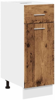 vidaXL Schubunterschrank Lyon Altholz-Optik 30x46x81,5 cm Holzwerkstoff 856080