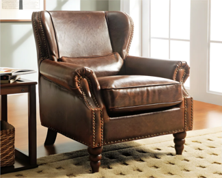 Vente-unique - Ledersessel Vintage - Braun - EDOUARD