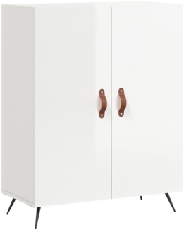 vidaXL Sideboard Hochglanz-Weiß 69,5x34x90 cm Holzwerkstoff 827694