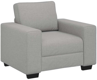 vidaXL Sessel Wolkengrau 60 cm Stoff 4105154