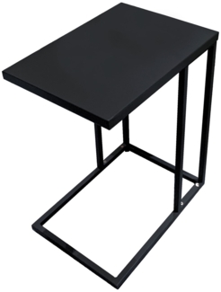 Stilvoller Beistelltisch Dorea in Schwarz für Garten und Terrasse