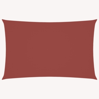 vidaXL Sonnensegel Oxford-Gewebe Rechteckig 5x8 m Terrakotta-Rot 135386