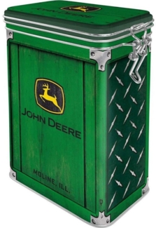 Nostalgic-Art Kaffeedose Aromadose - John Deere - John Deere - Diamond Plate Green