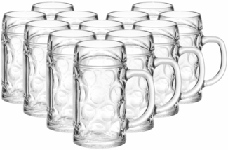 Van Well München Bierkrug 0,5 l geeicht 12er Set